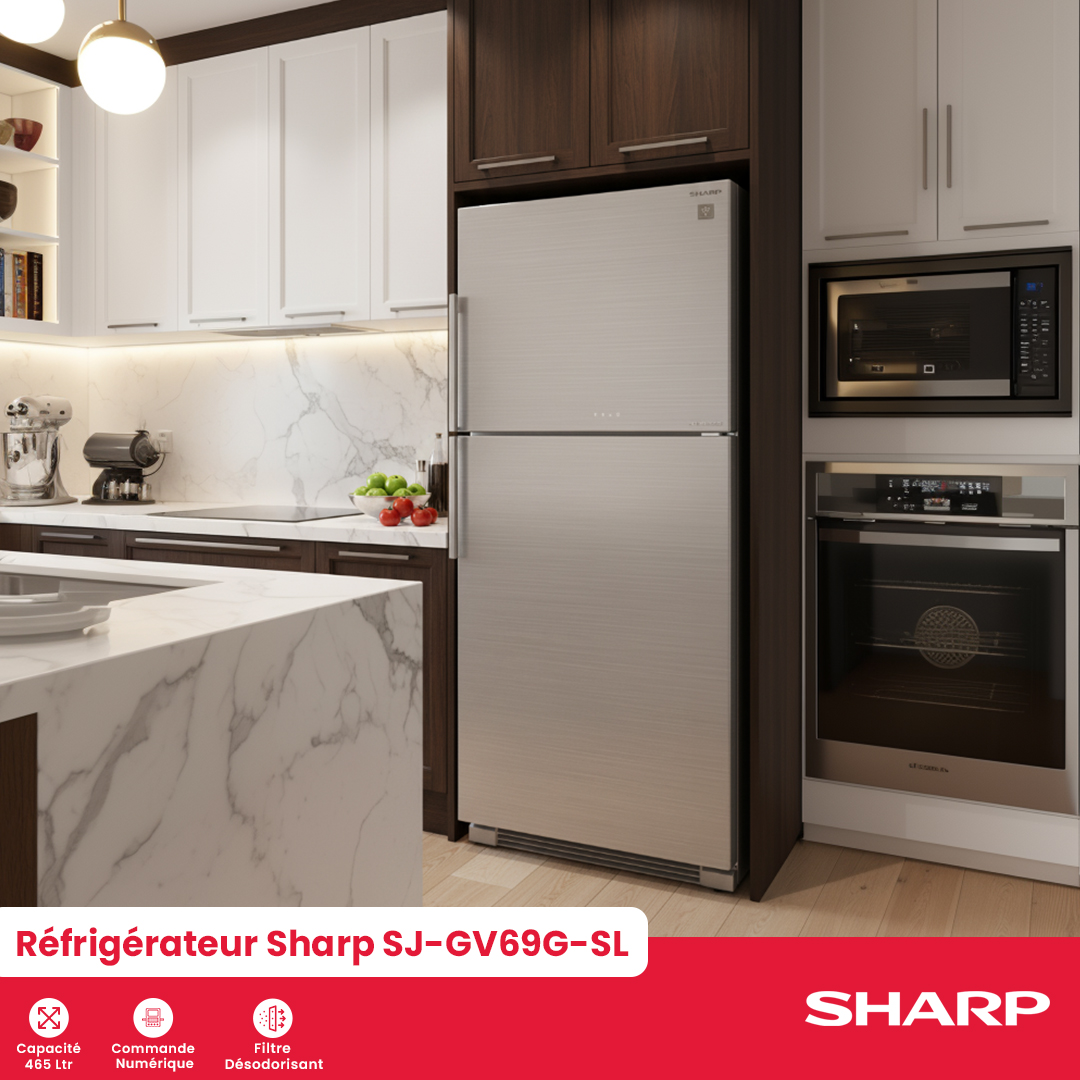 Sharp Refrigerator : SJ-GV69G-SL