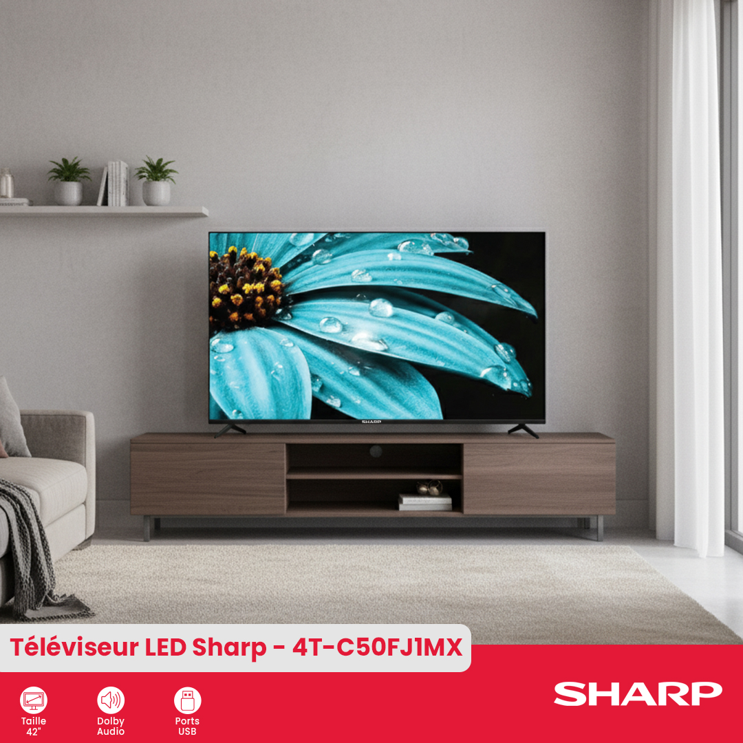 Sharp 4K UHD TV : 4T-C50FJ1MX