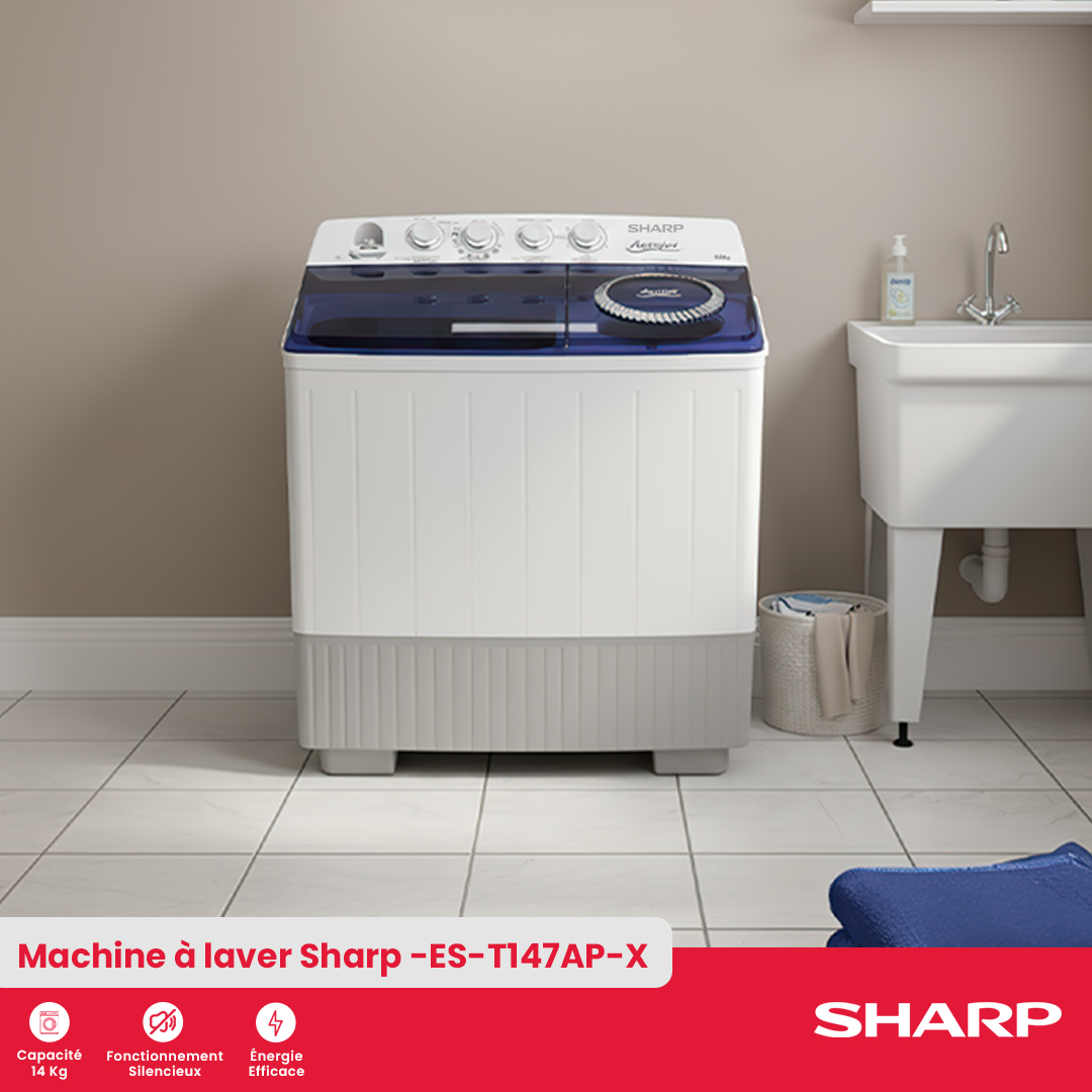 Sharp Washing Machine : ES-T147AP-X