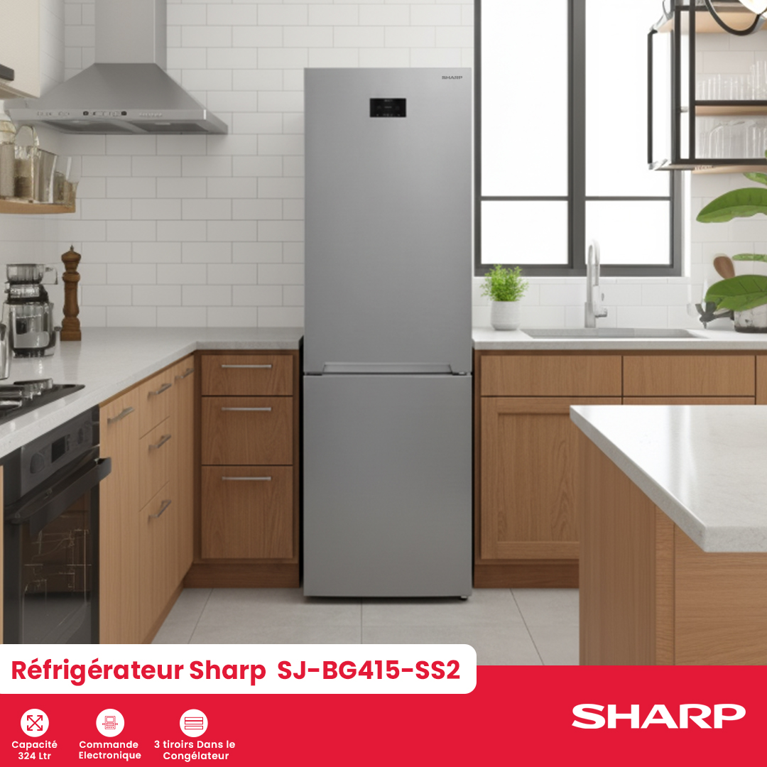 Sharp Refrigerator : SJ-BG415-SS2