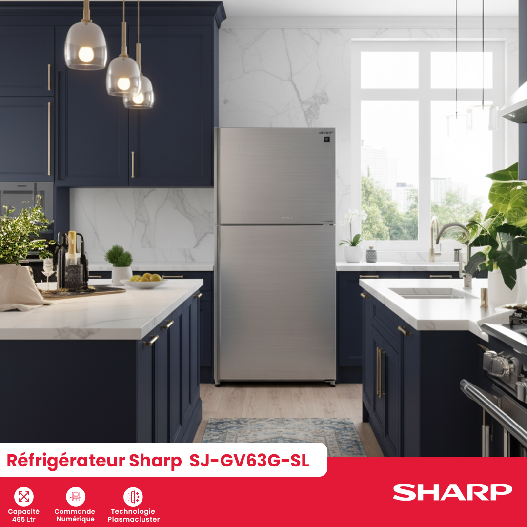 Sharp Refrigerator : SJ-GV63G-SL