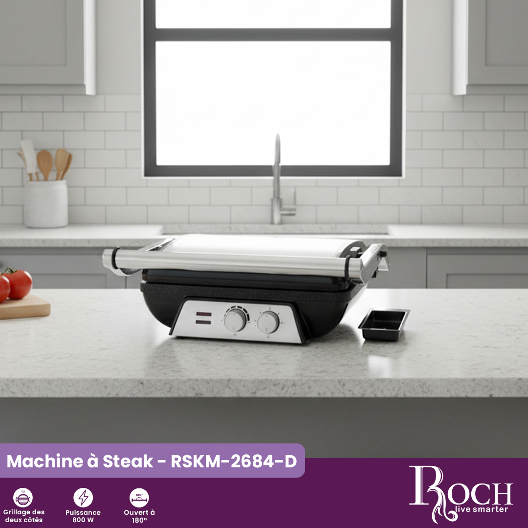 Roch Panini Grill : RSKM-2684-D - 3