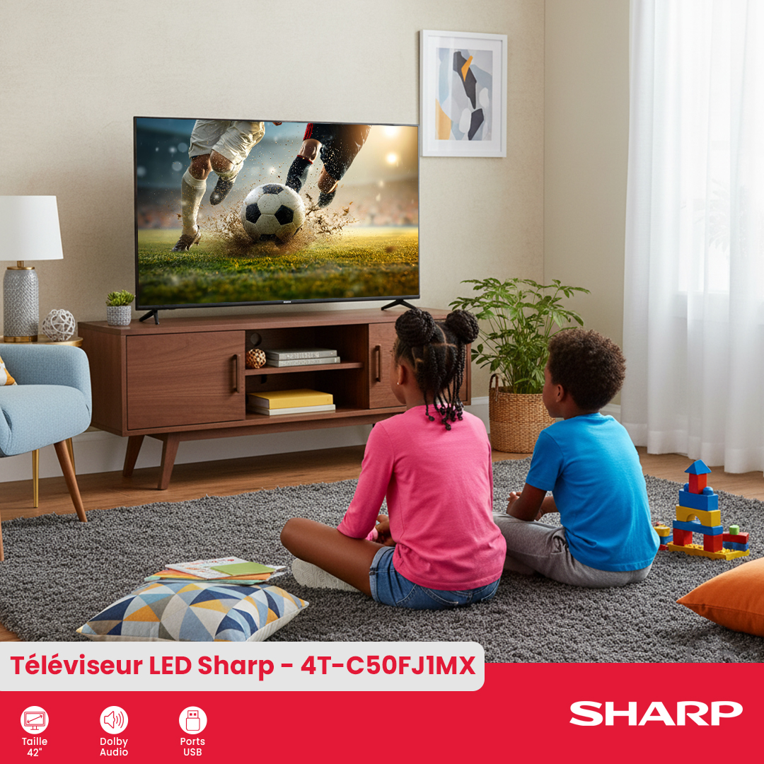 Sharp 4K UHD TV : 4T-C50FJ1MX - 3