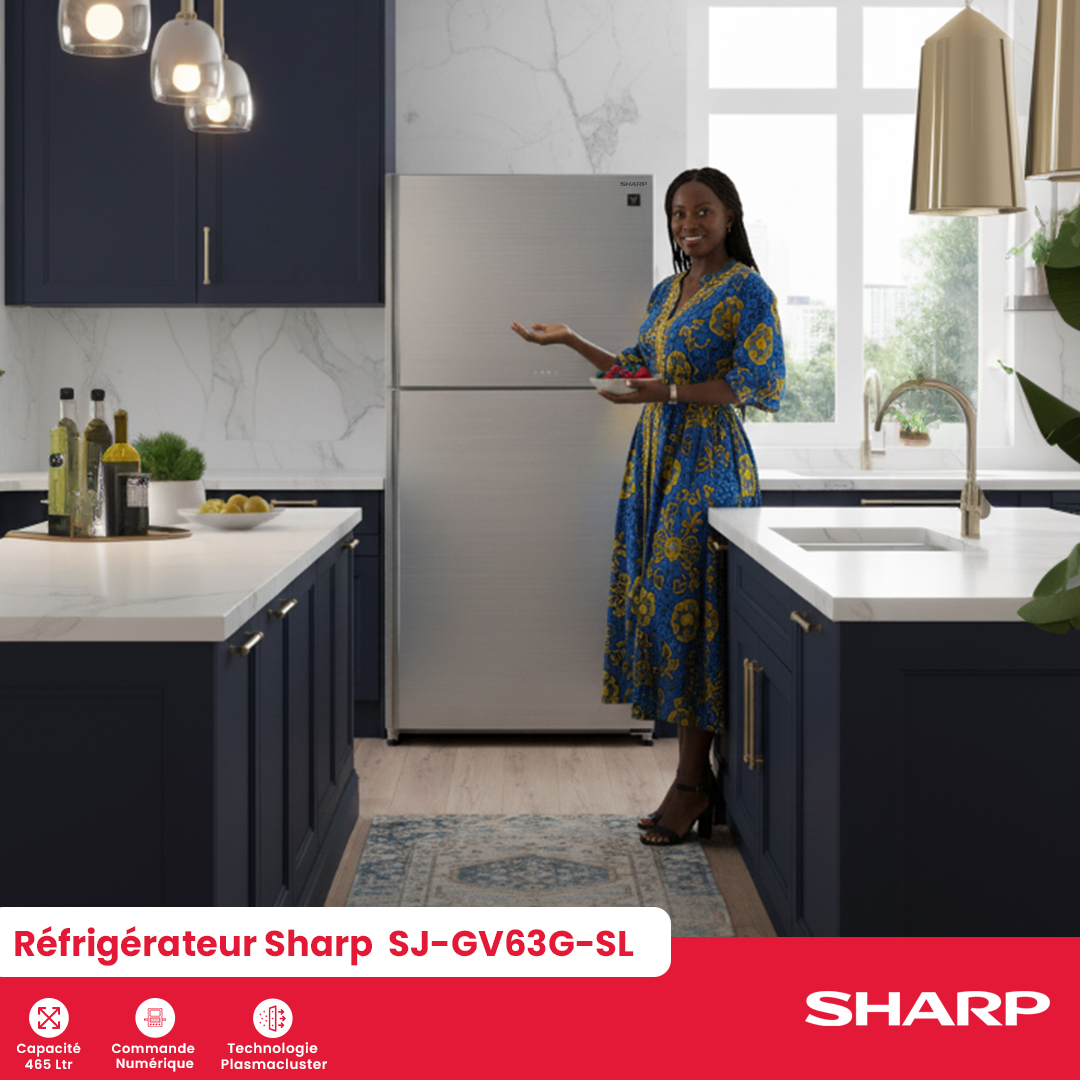 Sharp Refrigerator : SJ-GV63G-SL - 3