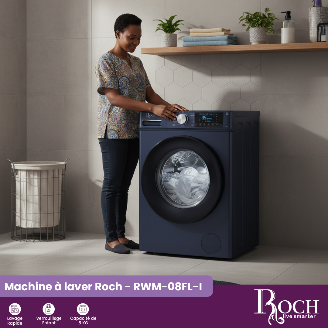 Roch Washing Machine : RWM-08FL-I - 1
