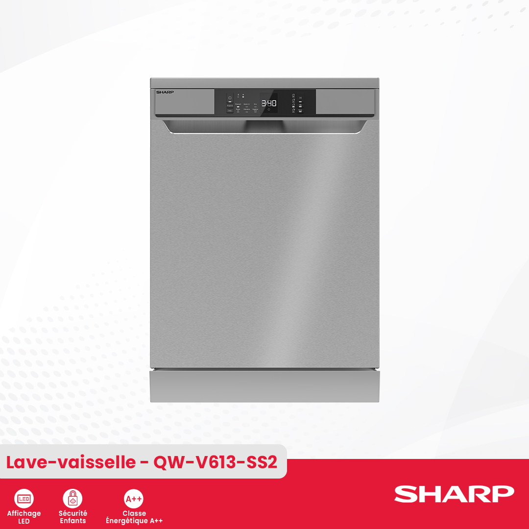 Sharp Dishwasher : QW-V613-SS2 - 1