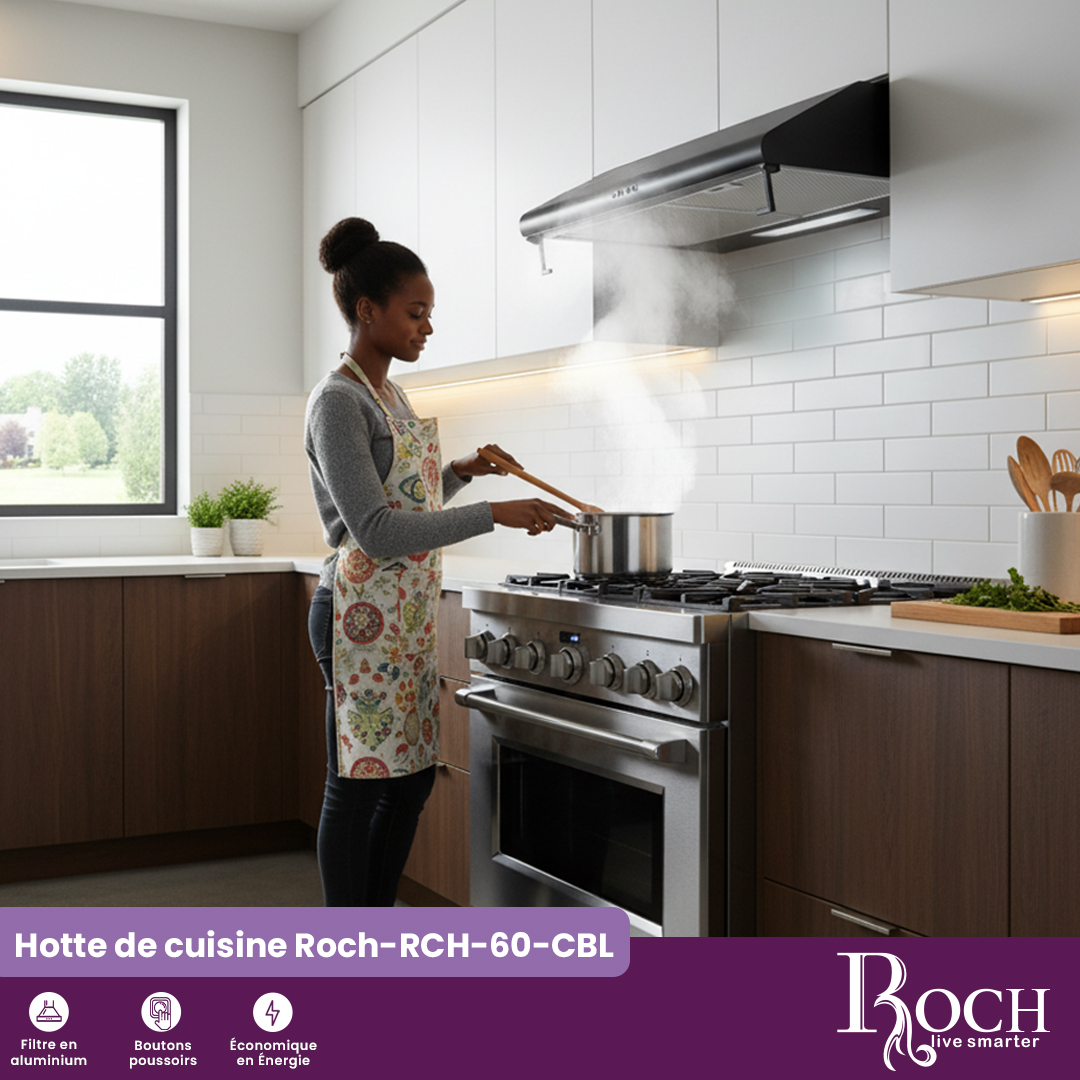 Roch Cooker Hood : RCH-60-SCBL - 1