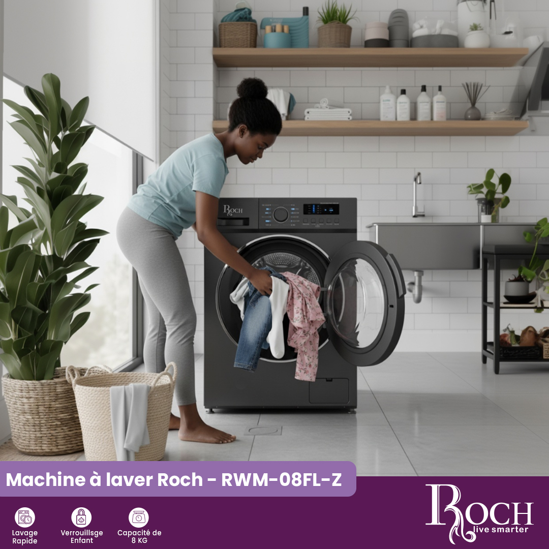 Roch Washing Machine : RWM-08FL-Z - 1