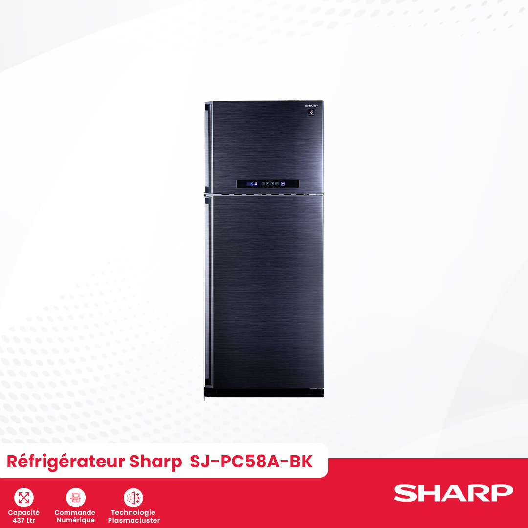 Sharp Refrigerator : SJ-PC58A-BK - 1