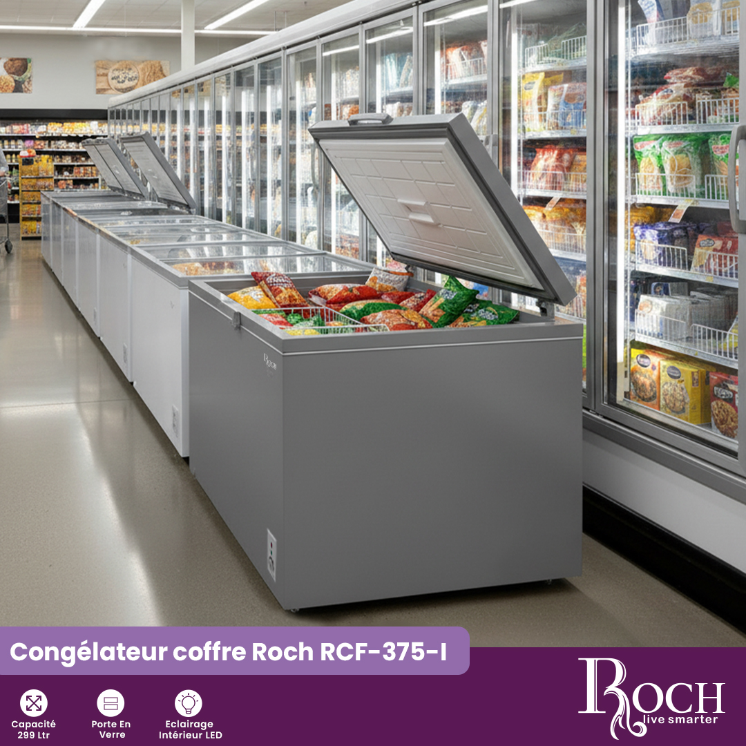Roch Chest Freezer : RCF-375-I - 3