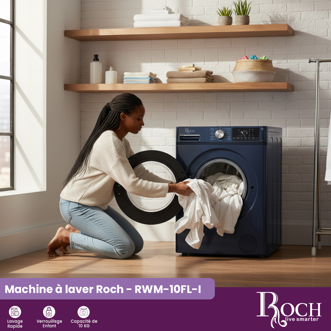 Roch Washing Machine : RWM-10FL-I - 1