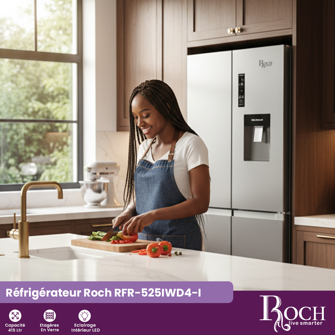Roch 4 Gate Refrigerator : RFR-525IWD4-I - 1