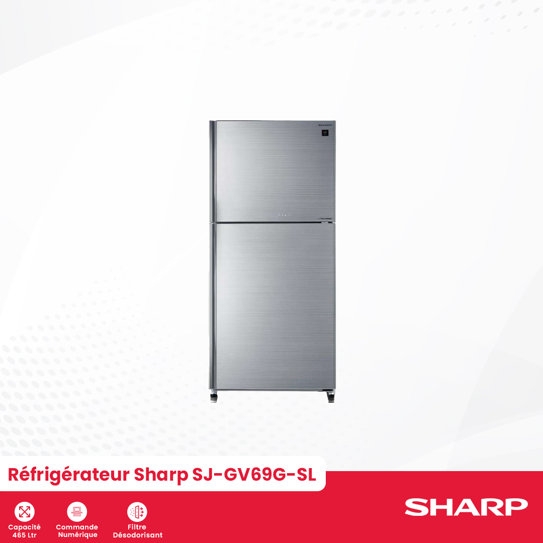 Sharp Refrigerator : SJ-GV69G-SL - 1