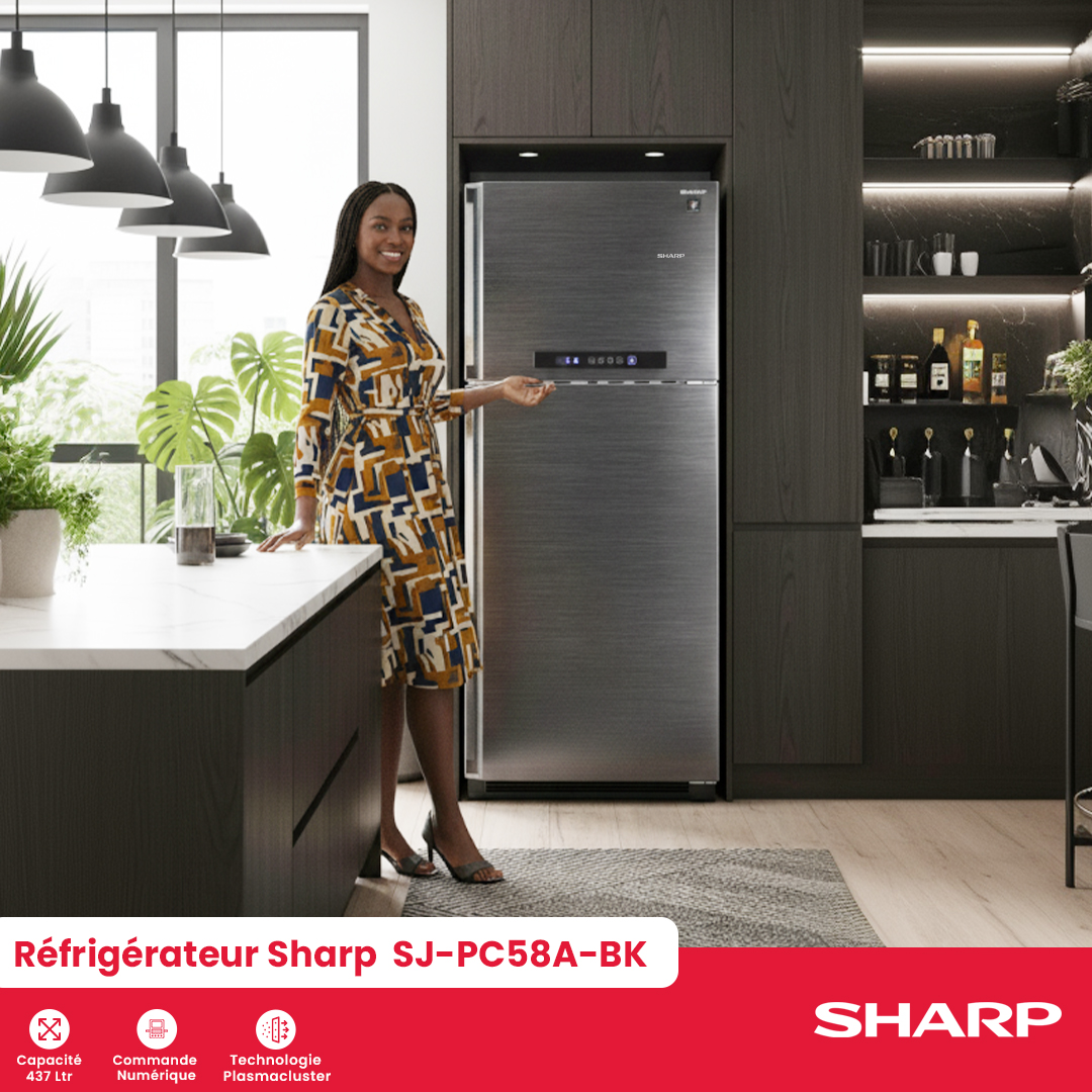 Sharp Refrigerator : SJ-PC58A-BK - 3