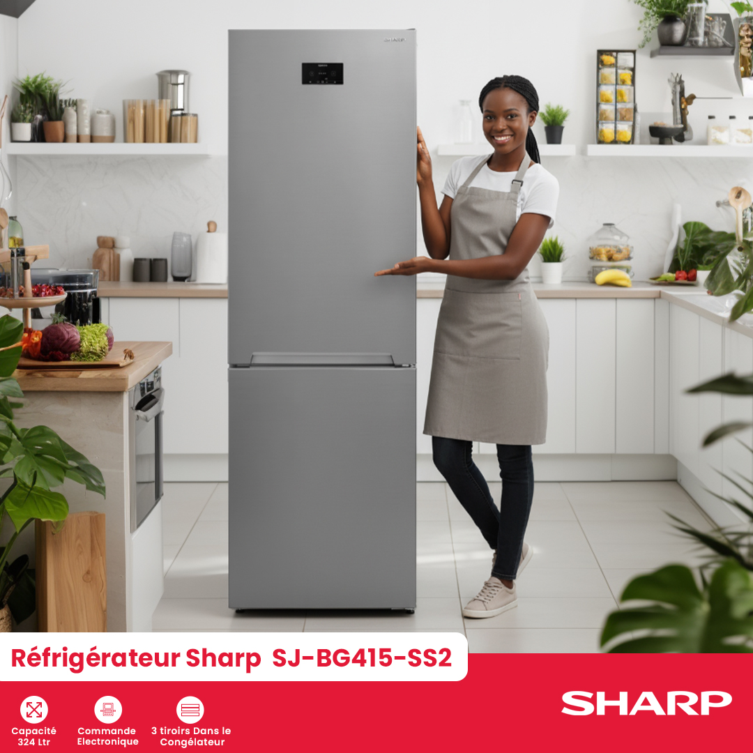 Sharp Refrigerator : SJ-BG415-SS2 - 3