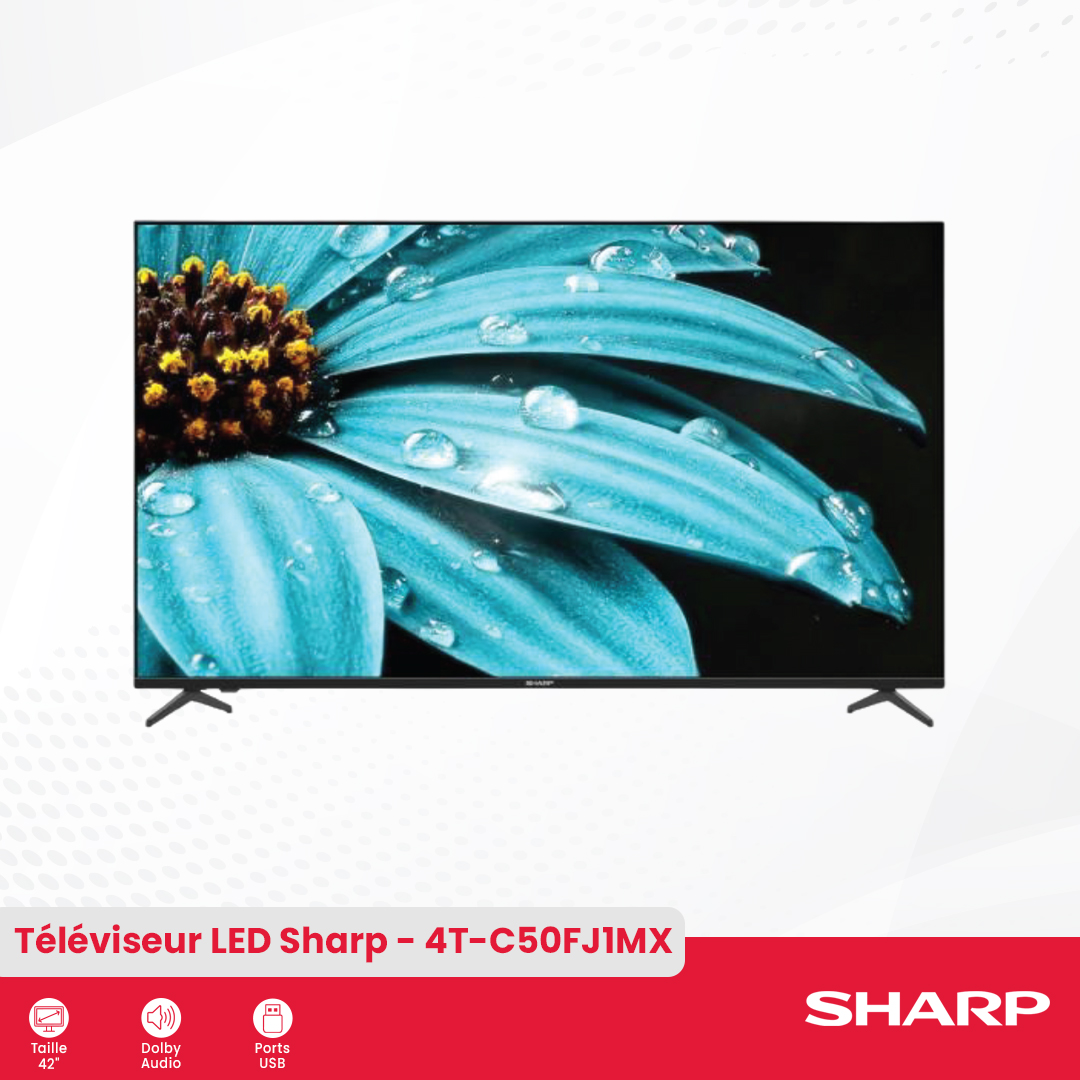 Sharp 4K UHD TV : 4T-C50FJ1MX - 1