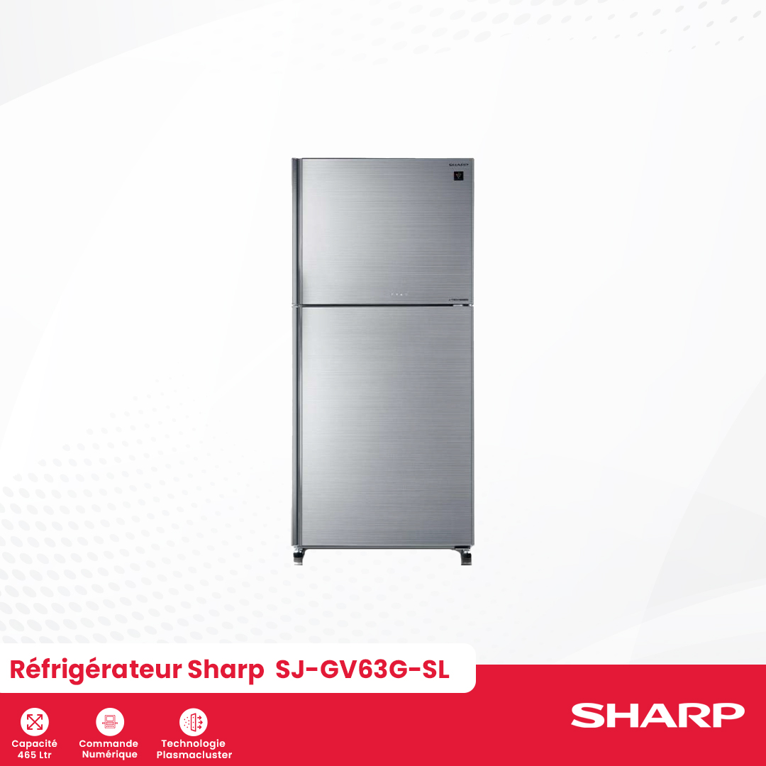 Sharp Refrigerator : SJ-GV63G-SL - 1
