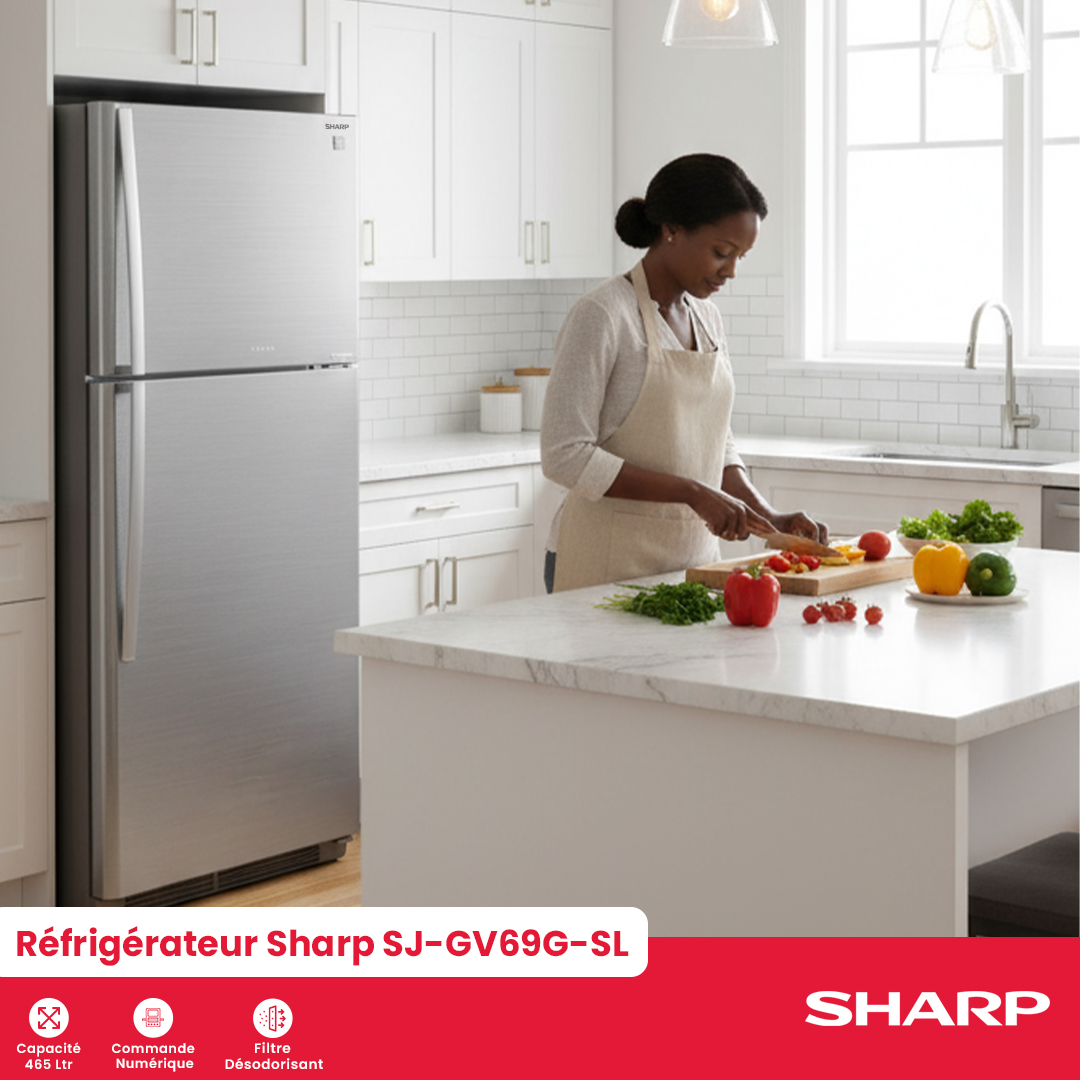 Sharp Refrigerator : SJ-GV69G-SL - 3