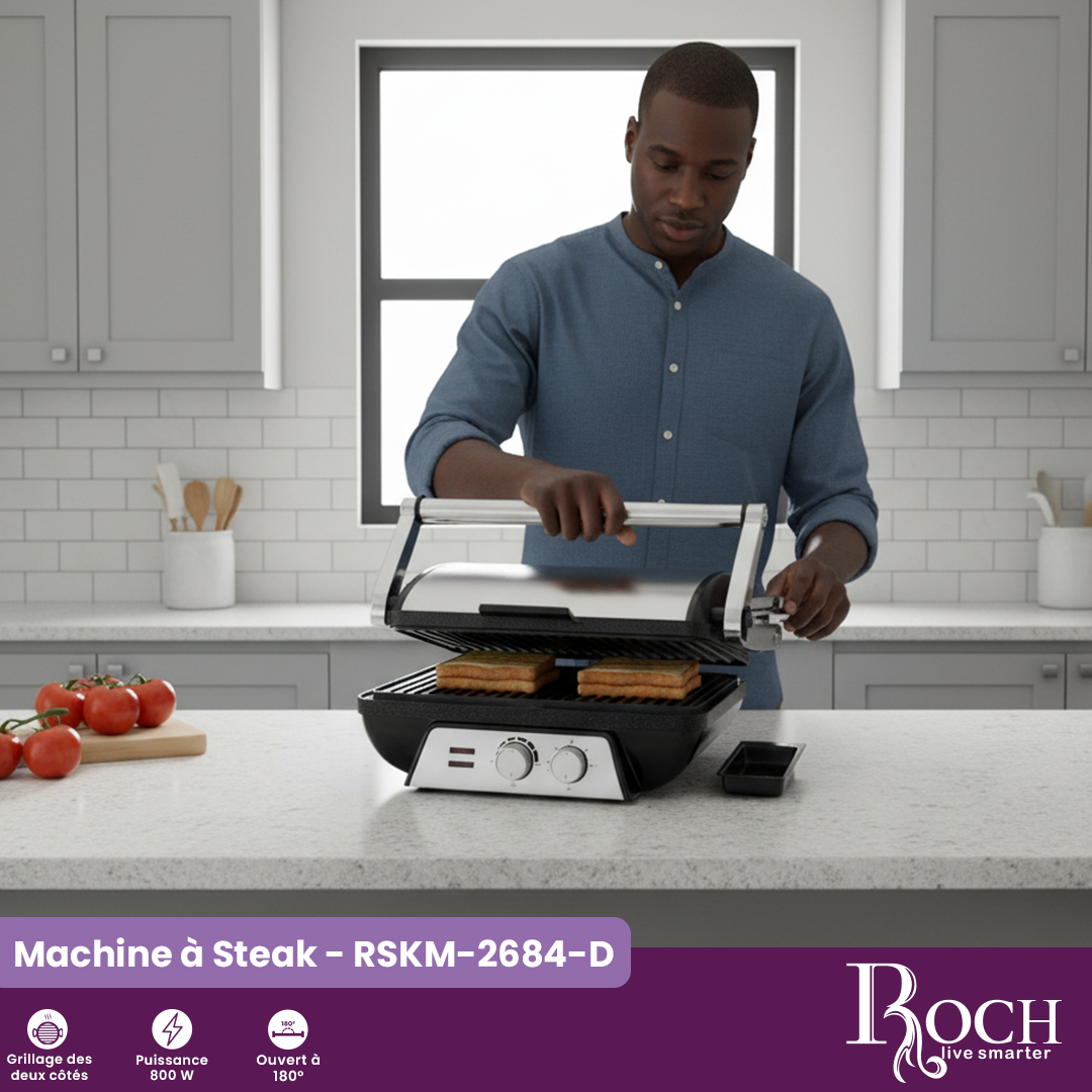 Roch Panini Grill : RSKM-2684-D - 1