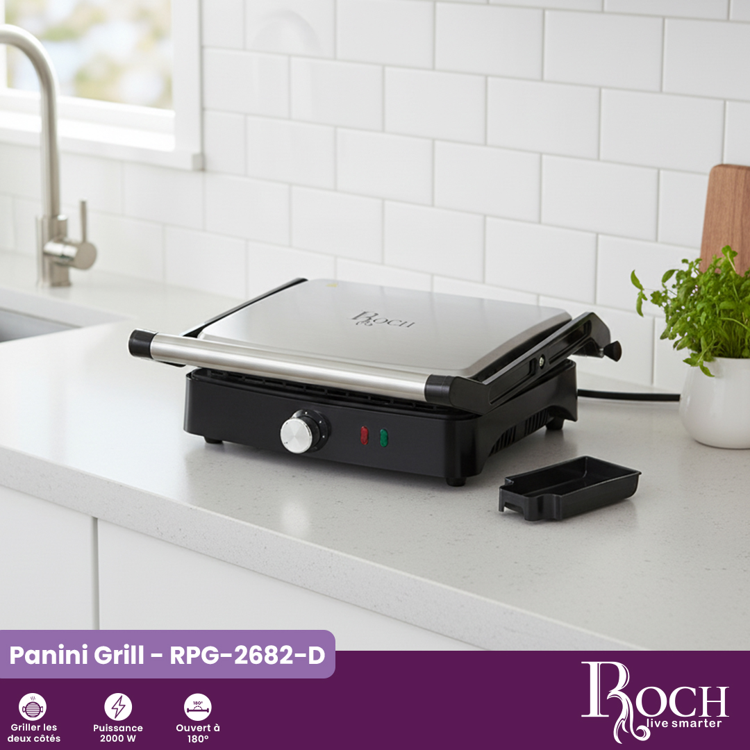 Roch Panini Grill : RPG-2682-D - 3