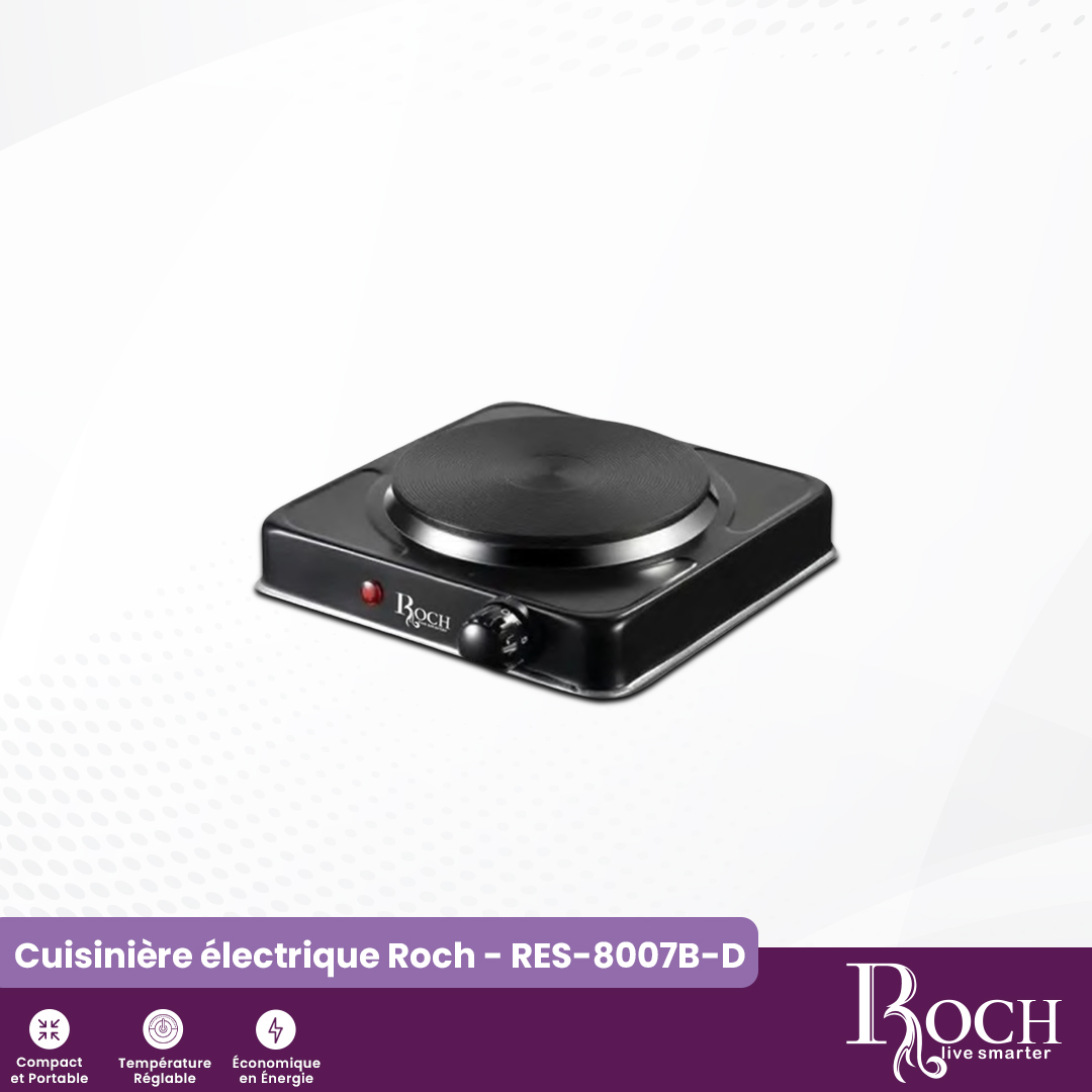 Roch Electric Stove : RES-8007B-D - 2
