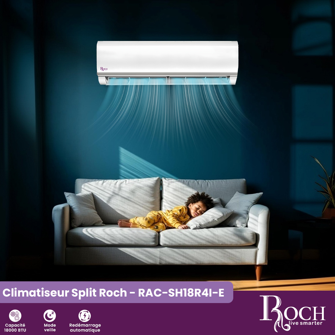Roch Split inverter AC : RAC-SH18R4I-E - 3