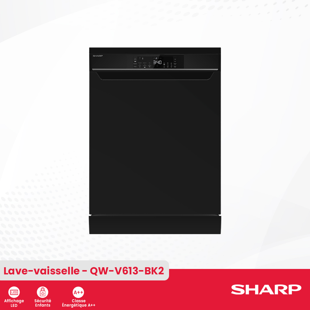 Sharp Dishwasher : QW-V613-BK2 - 1