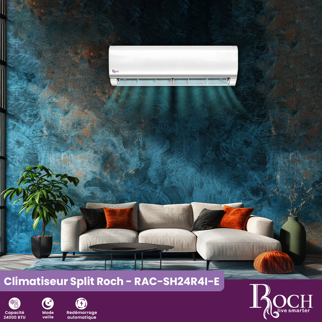 Roch Split Inverter AC : RAC-SH24R4I-E - 2